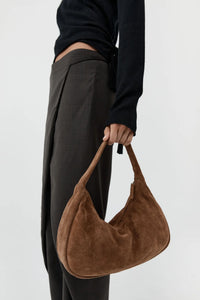St. Agni Bag Suede Large Bon Bon Bag, Toffee Soho-Boutique
