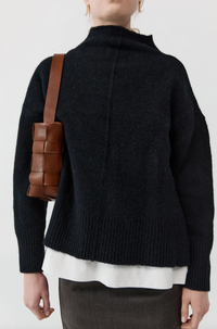 St. Agni Bag Woven Mini Tote, Chestnut Soho-Boutique