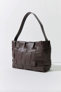 St. Agni Bag Woven Mini Tote, Chocolate Soho-Boutique