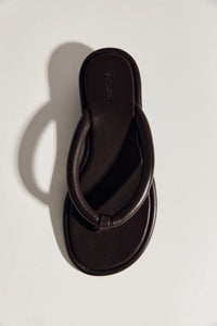 St. Agni Sandal Sumi Slide, Chocolate Soho-Boutique