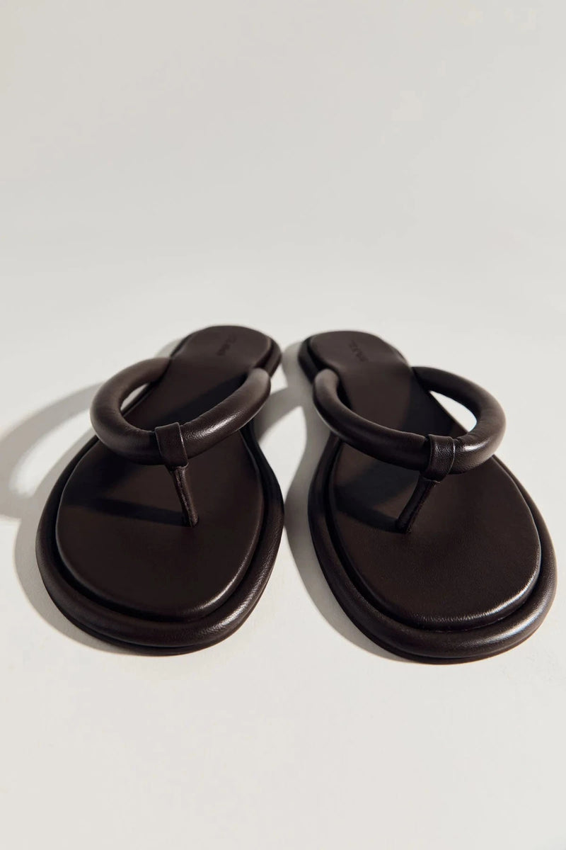 St. Agni Sandal Sumi Slide, Chocolate Soho-Boutique