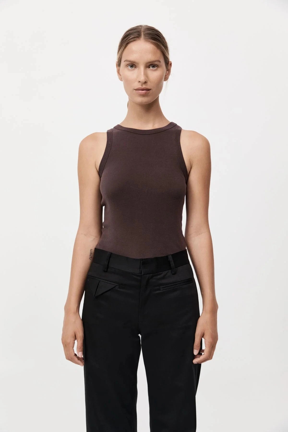 St. Agni Tank Bateau Tank, Raisin Soho-Boutique