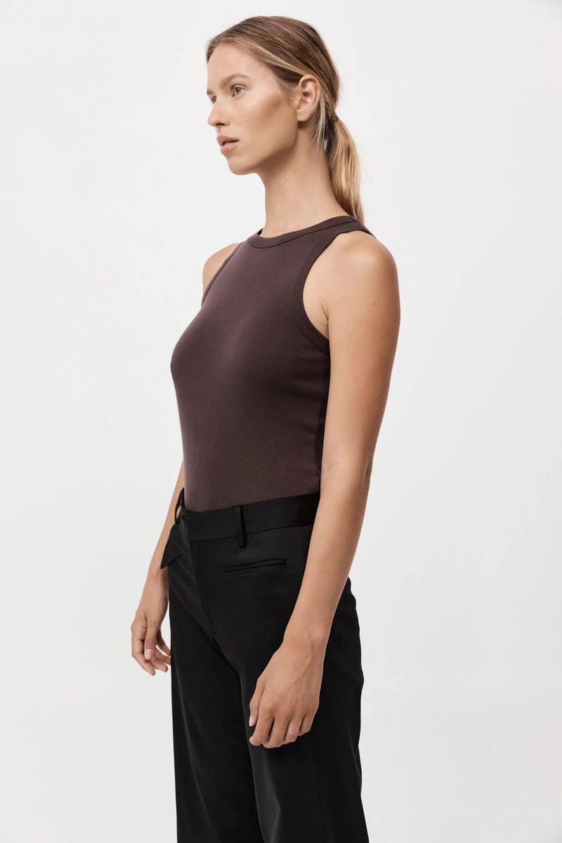 St. Agni Tank Bateau Tank, Raisin Soho-Boutique