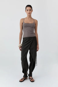 St. Agni Tank Merino Wool Slim Tank, Vapor Soho-Boutique