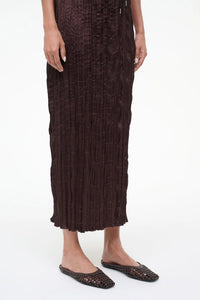 Staud Shoe Otto Hand-Knotted Mule, Espresso Soho-Boutique