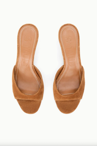 Staud Shoes Brigitte Wedge, Tabac/Natural Soho-Boutique