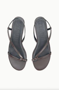 Staud Shoes Louden Sandal, Espresso Soho-Boutique