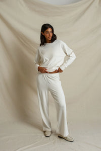 Sandra Velour Corduroy Pant, Sugar