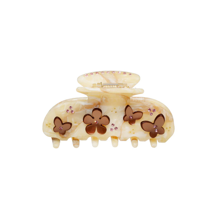 Sweetheart Clip, Chantilly Cocoa Flowers