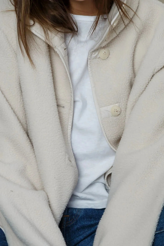 Tara Sherpa Jacket, Sugar