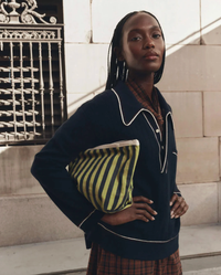 The Great Bag The Stripe Pouch, Citron Mini Stripe Soho-Boutique