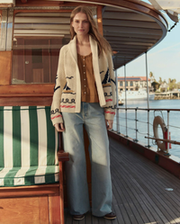 The Great Cardigan The Sailboat Lodge Cardigan, Cream Soho-Boutique