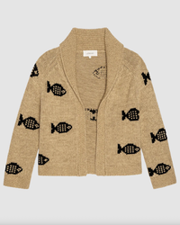 The Great Cardigan The Swimming Fish Lodge Cardigan, Natural Soho-Boutique