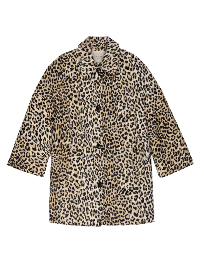 The Great Coat The Car Coat, Vintage Leopard Soho-Boutique