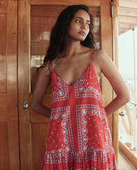 The Great Dress The Drop Waist Dress, Red Sailboat Bandana Soho-Boutique