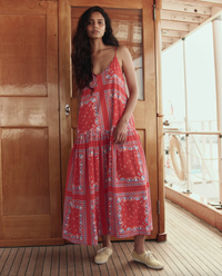 The Great Dress The Drop Waist Dress, Red Sailboat Bandana Soho-Boutique