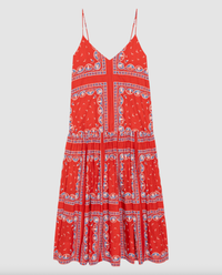 The Great Dress The Drop Waist Dress, Red Sailboat Bandana Soho-Boutique