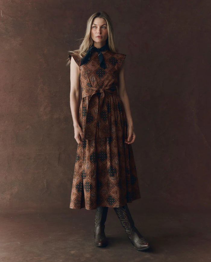 The Great Dress The Tulsa Dress, Geo Bandana Print Soho-Boutique