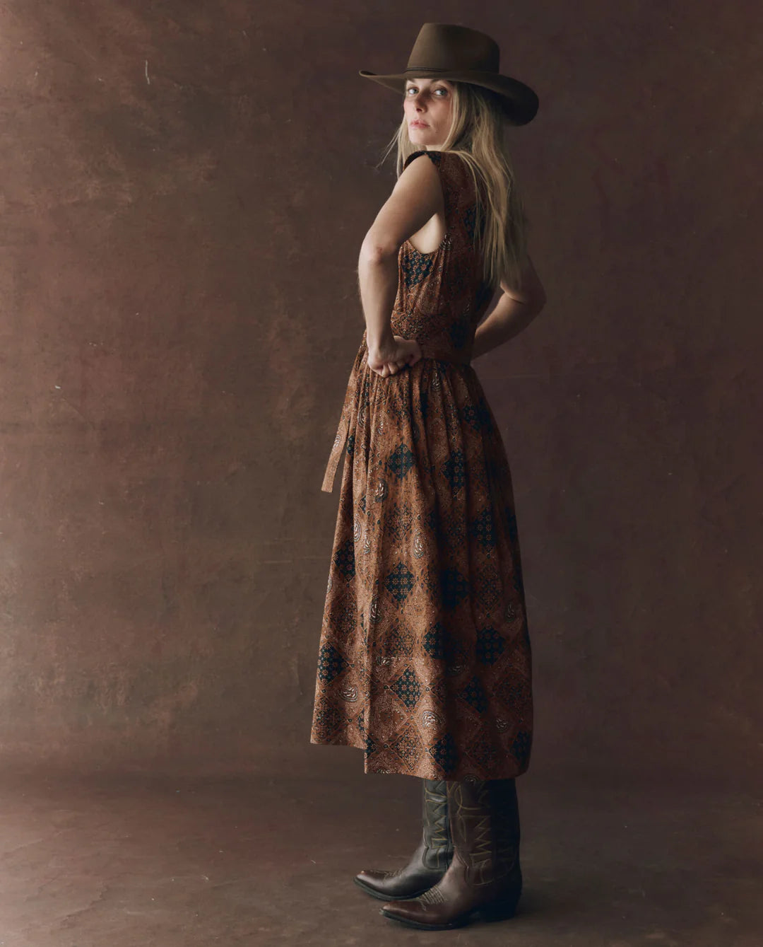 The Great Dress The Tulsa Dress, Geo Bandana Print Soho-Boutique