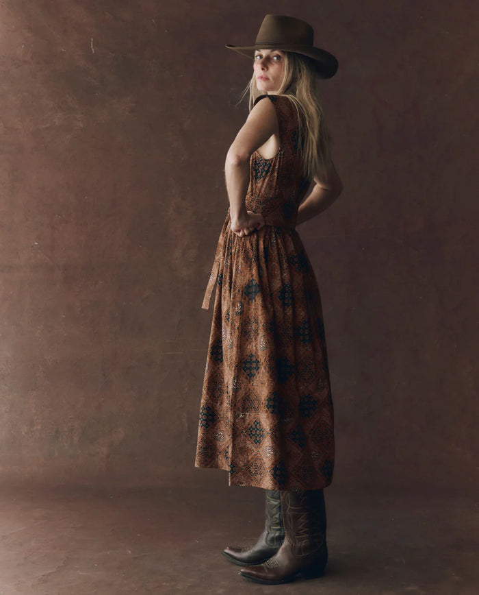 The Great Dress The Tulsa Dress, Geo Bandana Print Soho-Boutique