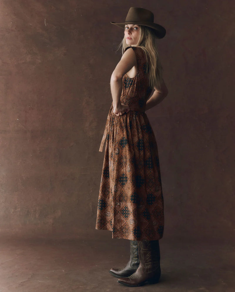 The Great Dress The Tulsa Dress, Geo Bandana Print Soho-Boutique