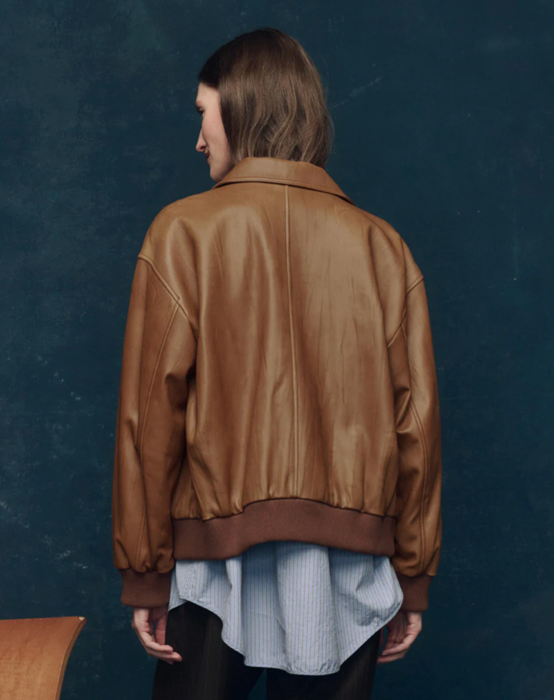 The Great Jacket The Flight Jacket, Saddle Brown Soho-Boutique