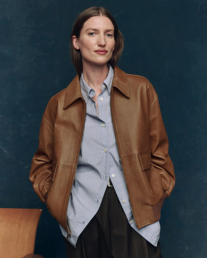 The Great Jacket The Flight Jacket, Saddle Brown Soho-Boutique