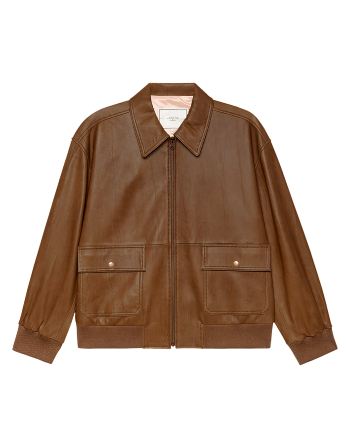 The Great Jacket The Flight Jacket, Saddle Brown Soho-Boutique