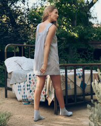 The Great Pajamas The Eyelet Mini Tank Dress, Rainwater Soho-Boutique