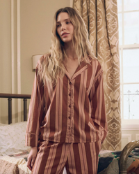 The Great Pajamas The Pajama Shirt, Ganache Stripe Soho-Boutique