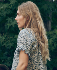 The Great Pajamas The Smocked Sleep Eyelet Dress, Bluebell Ditsy Soho-Boutique