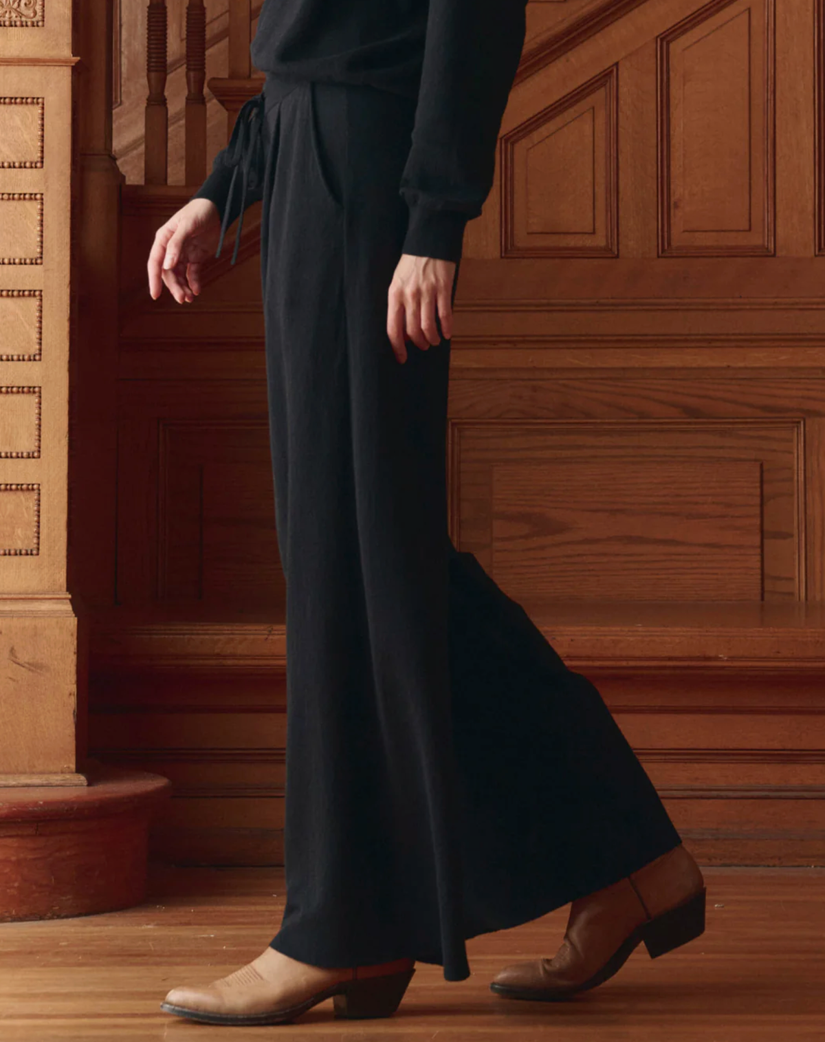 The Great Pant The Relaxed Trouser Pant, Black Soho-Boutique