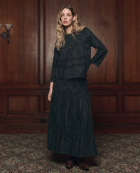 The Great Skirt The Lattice Lace Victorian Skirt, Black Soho-Boutique