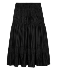 The Great Skirt The Lattice Lace Victorian Skirt, Black Soho-Boutique