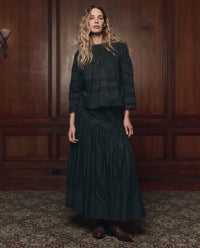 The Great Skirt The Lattice Lace Victorian Skirt, Black Soho-Boutique