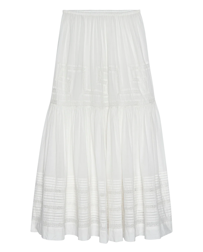 The Great Skirt The Victorian Skirt, White Soho-Boutique