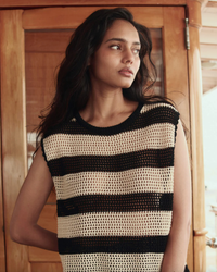 The Great Sweater The Crotchet Sweater Shell, Bland and Cream Soho-Boutique