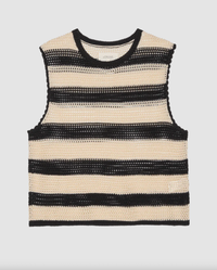 The Great Sweater The Crotchet Sweater Shell, Bland and Cream Soho-Boutique
