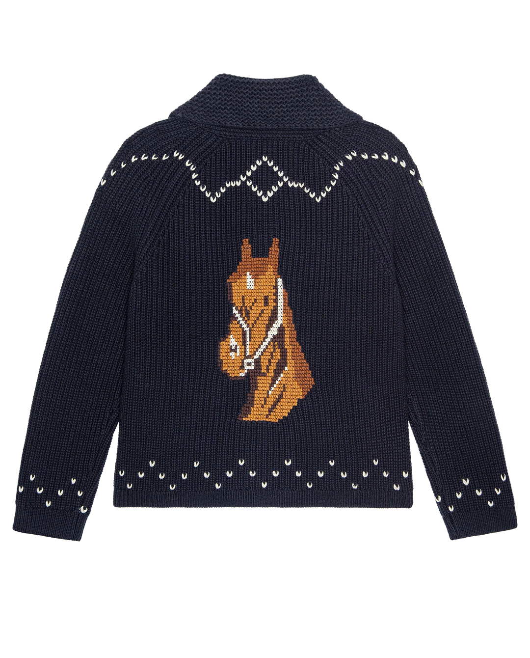 The Great Sweater The Horse Lodge Cardigan, Navy Soho-Boutique