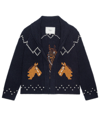 The Great Sweater The Horse Lodge Cardigan, Navy Soho-Boutique