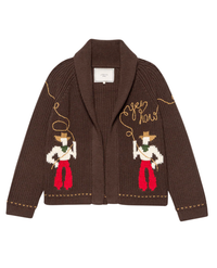 The Great Sweater The Lasso Lodge Cardigan, Umber Soho-Boutique