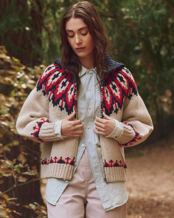 The Great Sweater The Nordic Sweater, Glacier Fair Isle Soho-Boutique