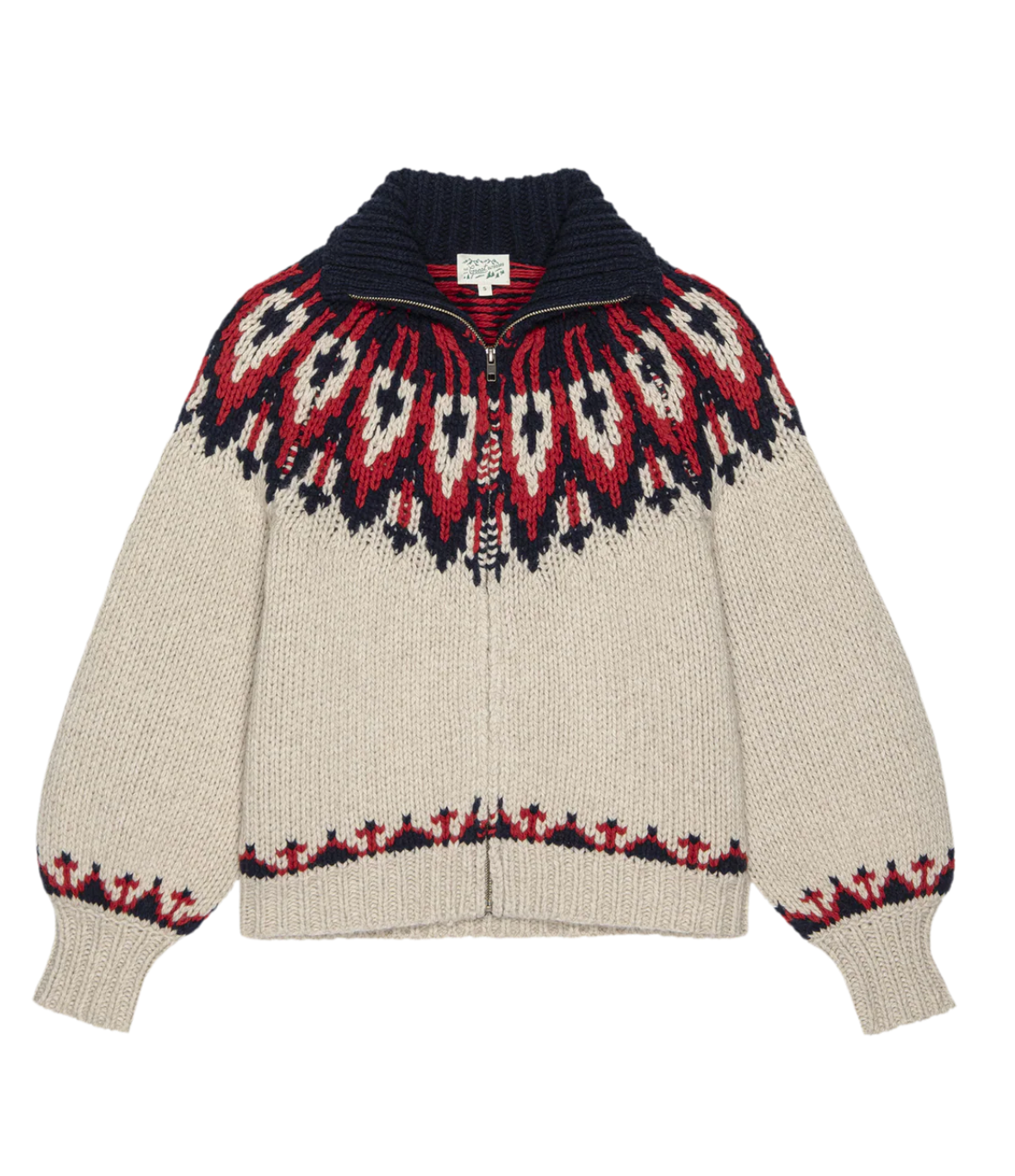The Great Sweater The Nordic Sweater, Glacier Fair Isle Soho-Boutique