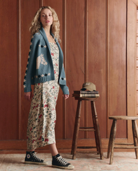 The Great Sweater The Stable Lodge Cardigan, Blue Bell Soho-Boutique