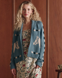 The Great Sweater The Stable Lodge Cardigan, Blue Bell Soho-Boutique