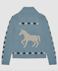 The Great Sweater The Stable Lodge Cardigan, Blue Bell Soho-Boutique