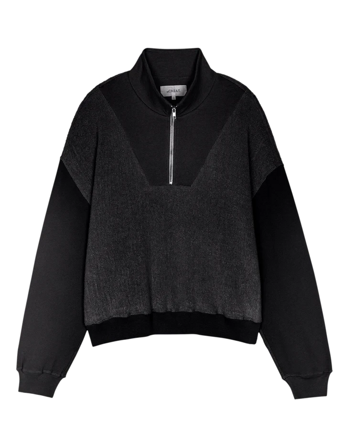 The Great Sweatshirt The Slouch Trail Sweatshirt, Almost Black Soho-Boutique