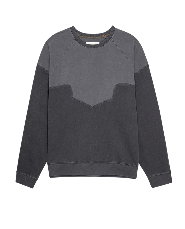 The Great Sweatshirt The Western Slouch Sweatshirt, Washed Black Soho-Boutique