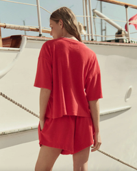 The Great The Micro Terry Swing Short, Pimento Soho-Boutique