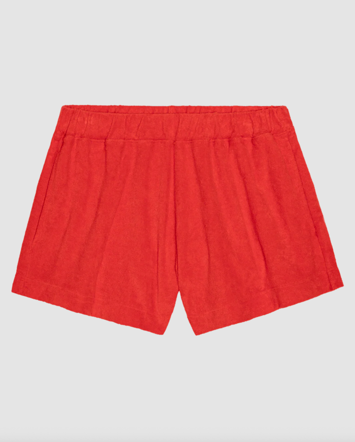 The Great The Micro Terry Swing Short, Pimento Soho-Boutique